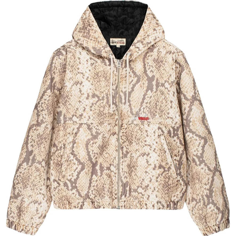 

Куртка Stussy Canvas Insulated Work, коричневый