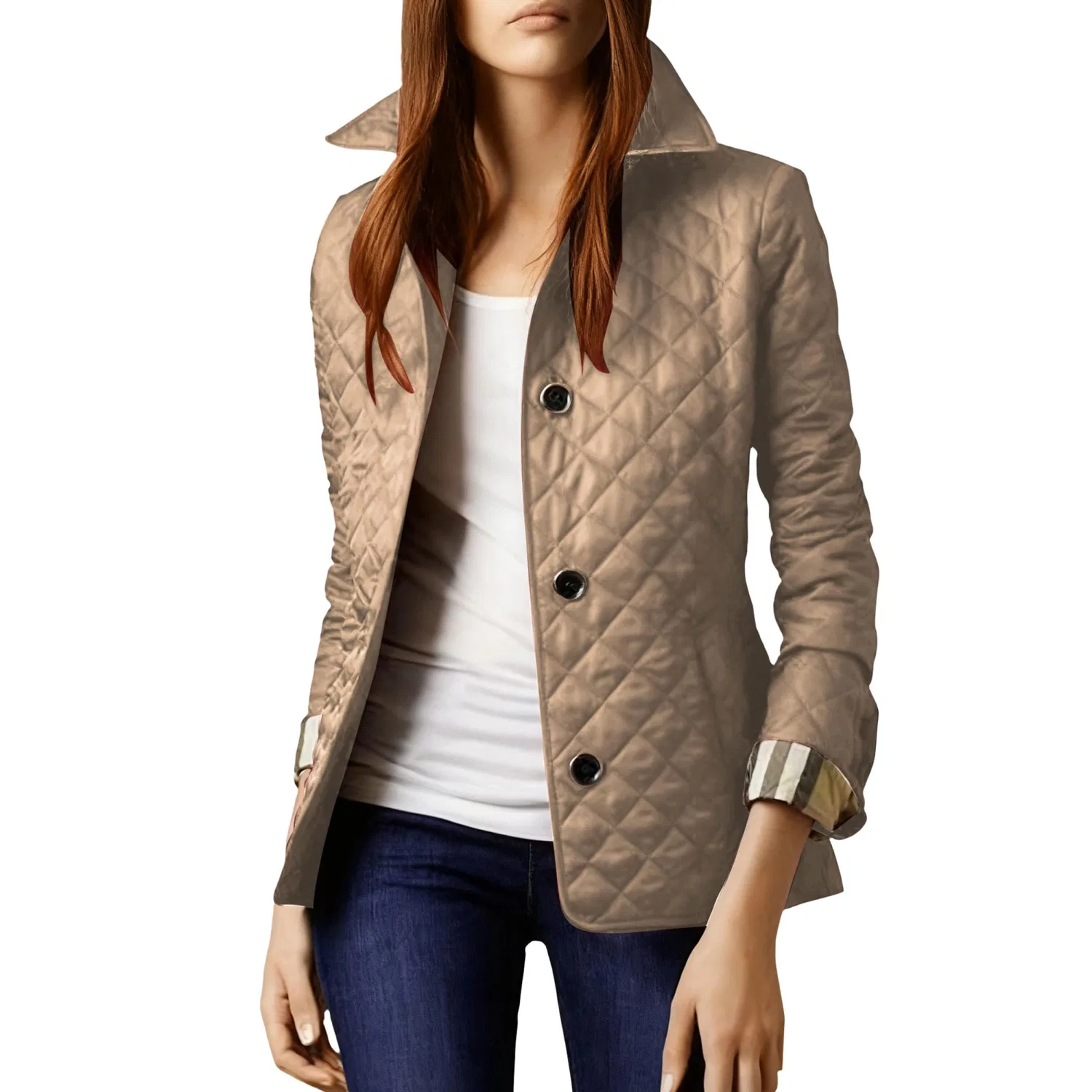 Женская куртка с длинным рукавом Diamond, dark khaki