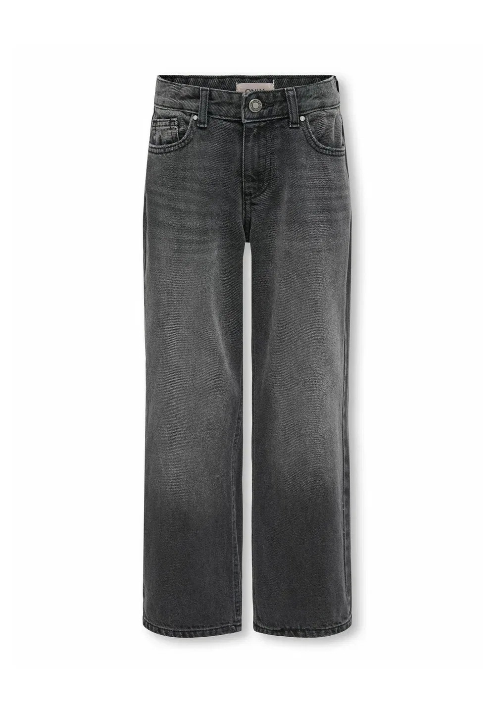 Джинсы Wide Fit Kogella, джинсы средней посадки, прямого кроя - джинсы свободного кроя Only Girls, Washed Black