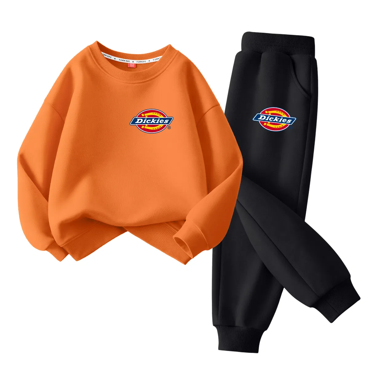 Детский спортивный костюм с круглым вырезом Dickies, Burnt Orange/Black