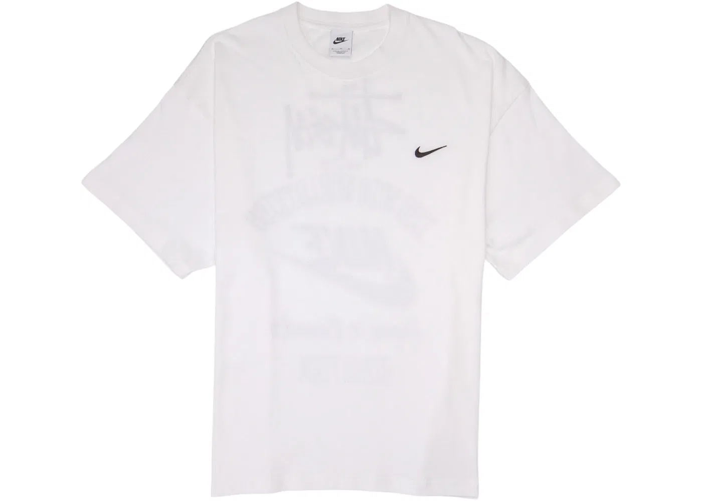 Мужская футболка с принтом Nike Stussy The Wide World Tribe, White — фото 2