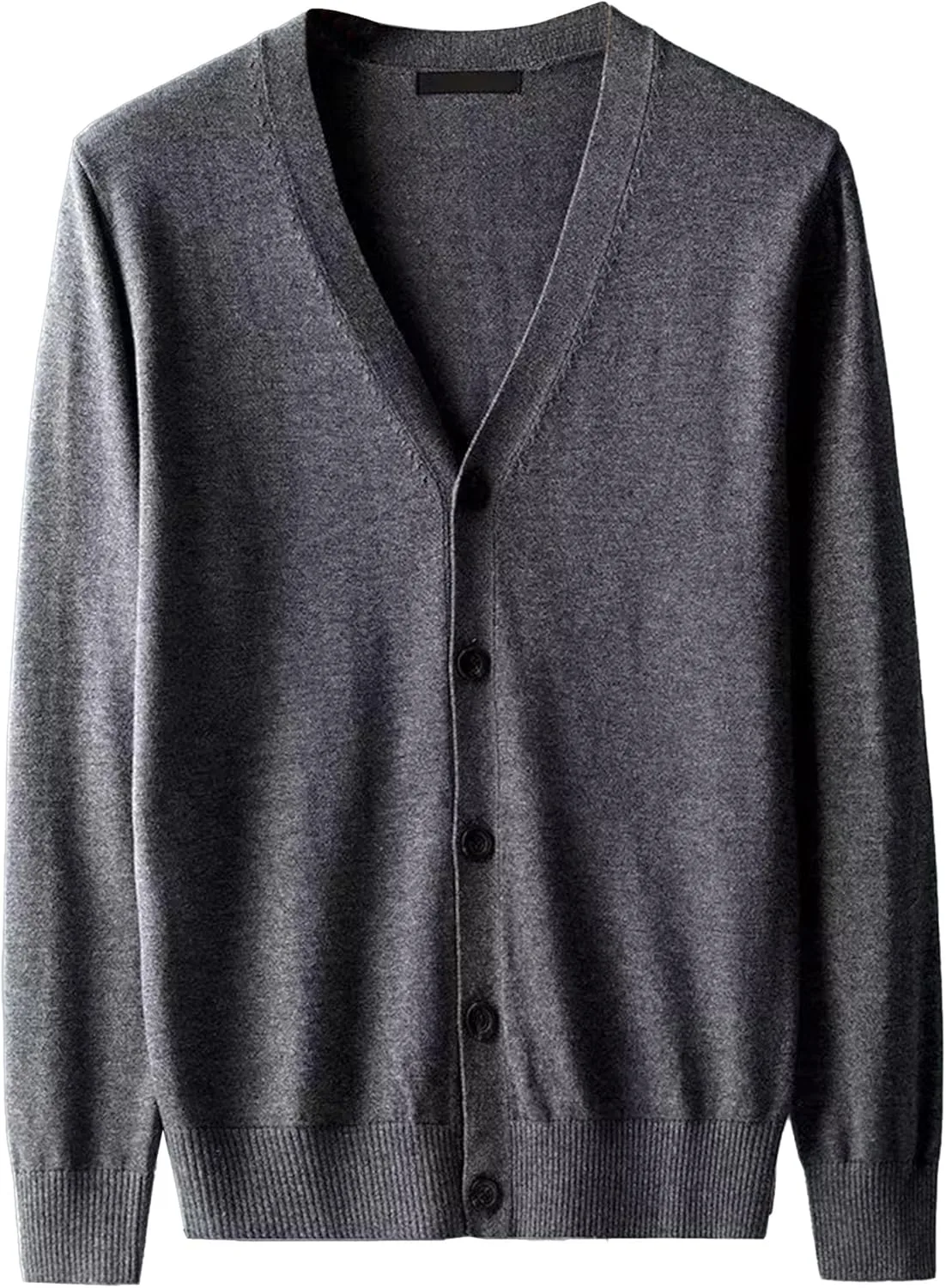 

Мужской кардиган V-образным вырезом, теплый, для осени и зимы