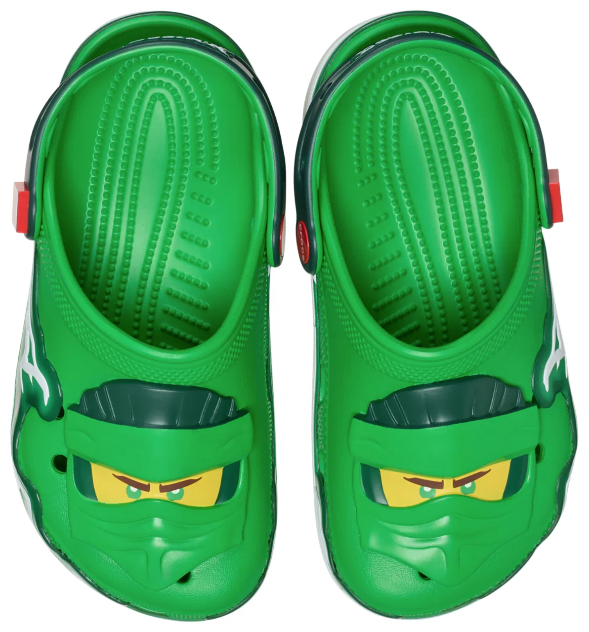 Детские клоги для мальчиков с принтом Ninjago Crocs, Green/Multi
