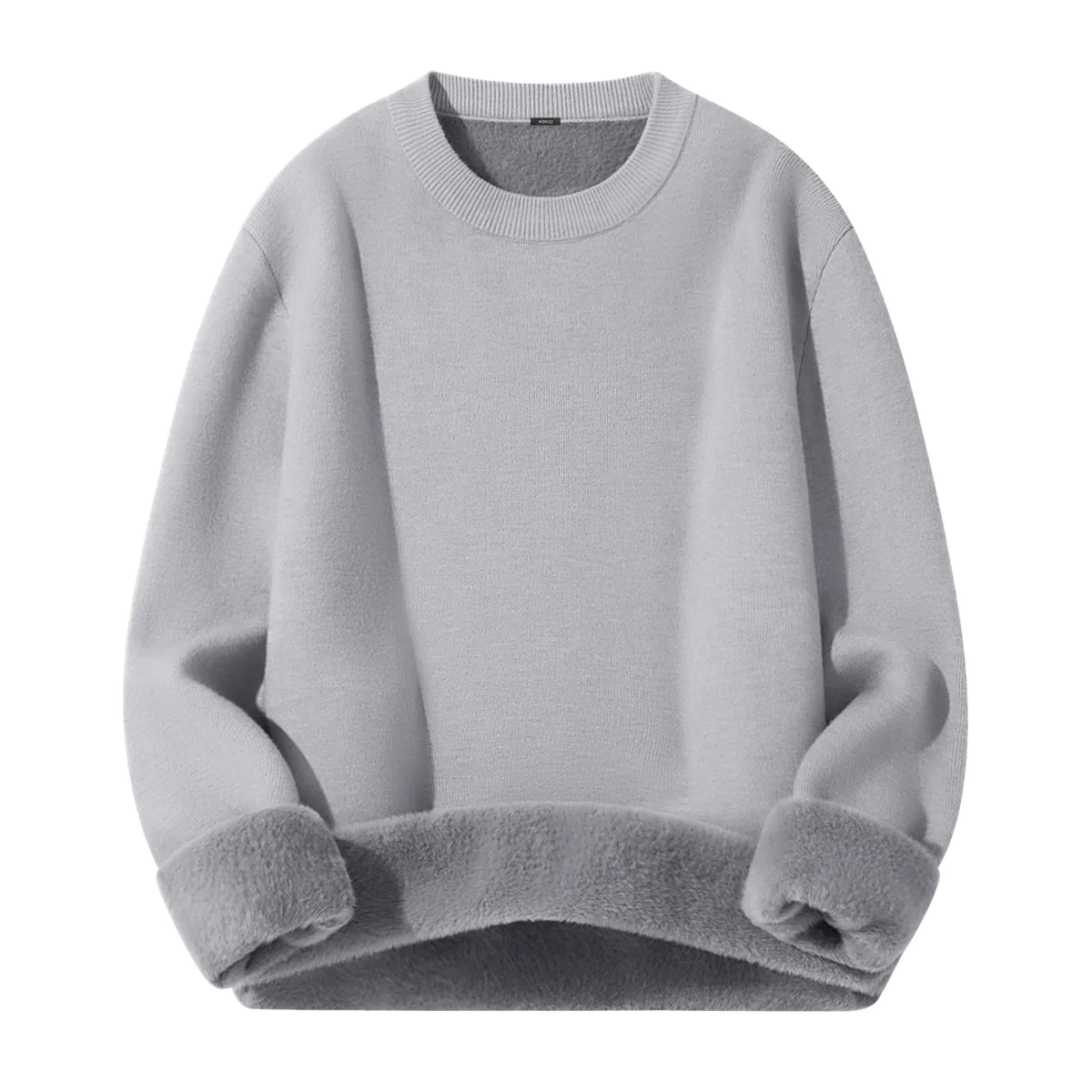 Детский джемпер утепленный на флисе MINISO, Light Gray