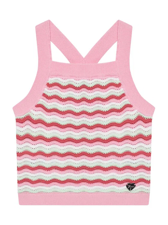 Майка regular fit Guess, розовый