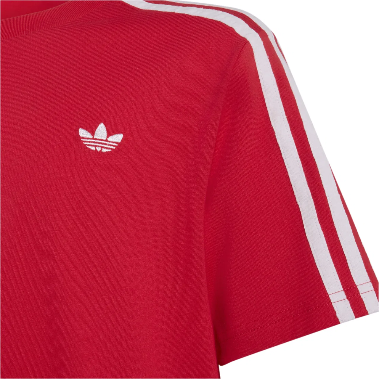 Детская футболка с принтом Spike, adidas Originals, Pure Ruby White — фото 4