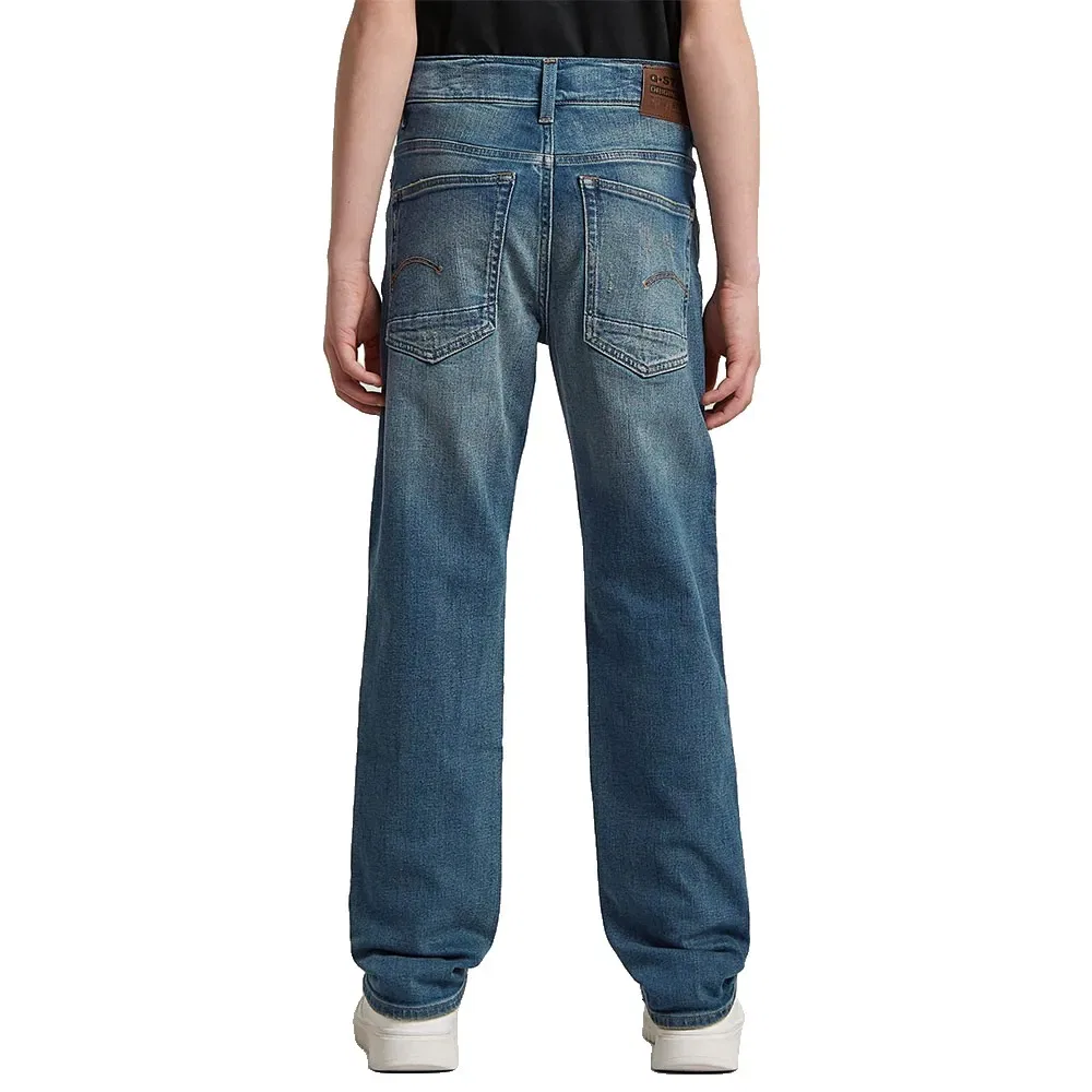 Джинсы 3301 Straight Tapered Fit G-Star, синий — фото 2