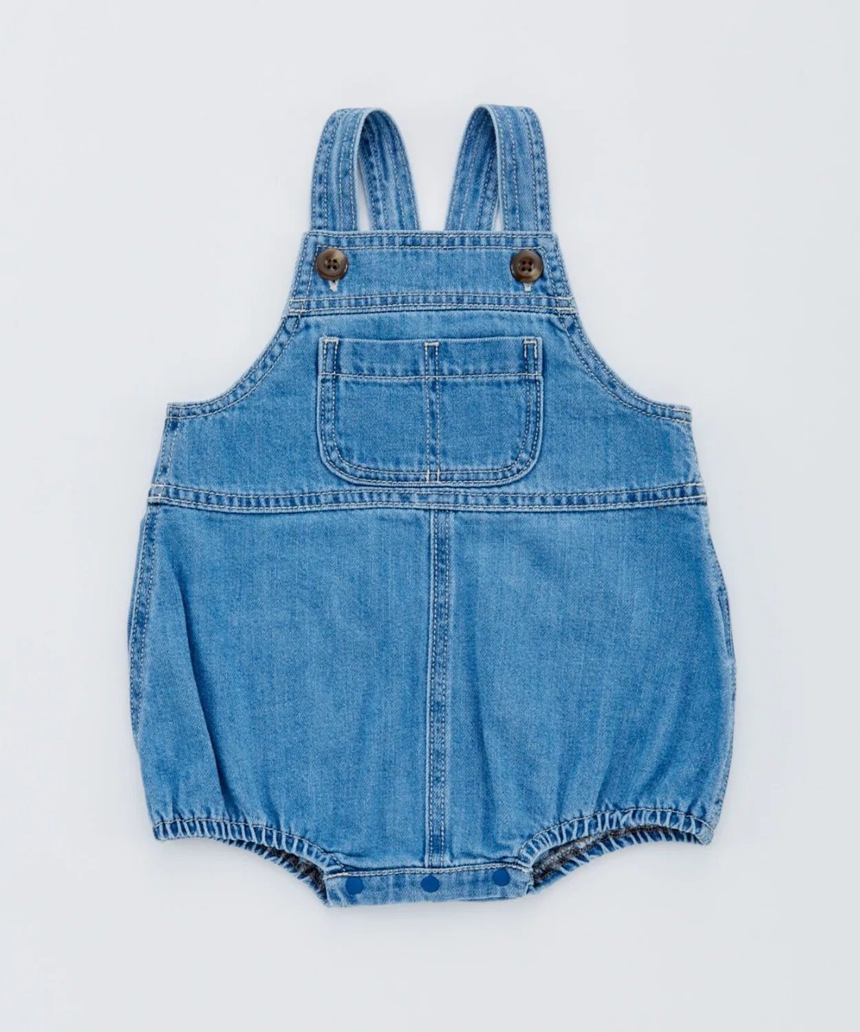 Детский сарафан-комбинезон с большими карманами, модель Work Short Salopette LaStella, Indigo Blue
