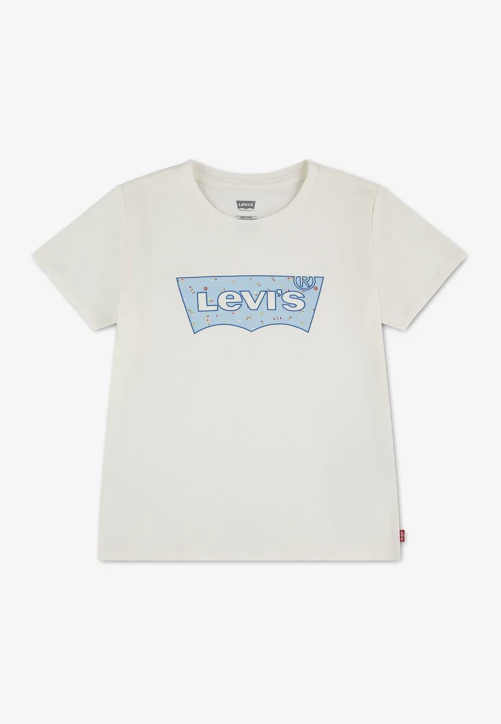 Футболка с принтом "летучая мышь" Levi'S, Egret