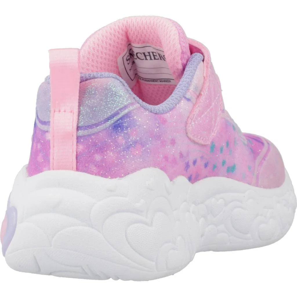 Детские кроссовки Skechers Eternal Heart Lights, Rosa — фото 3
