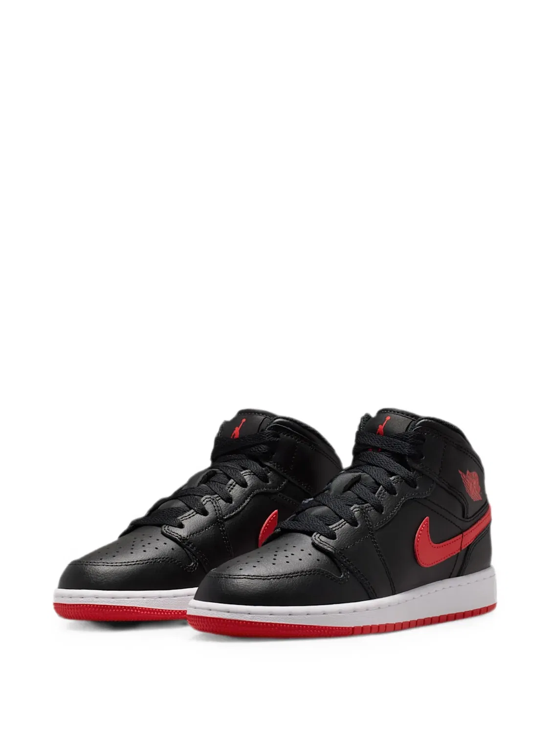 Кроссовки Air Jordan 1 Mid черные, черный