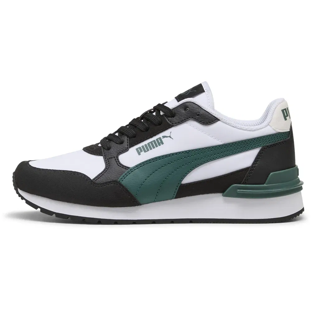 Детские кроссовки для девочек с верхом из нейлона ST Runner V4 NL Puma, White — фото 3