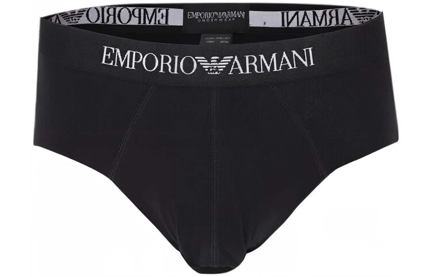Мужские трусы-боксеры, комплект из 3 штук, EMPORIO ARMANI, Black/Marine Blue/Gray — фото 3