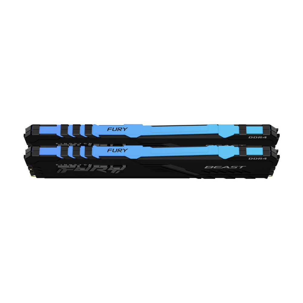 

Оперативная память Kingston Fury Beast RGB, 16 Гб DDR4 (2x8 Гб), 3600 МГц, CL17, KF436C17BBAK2/16, черный