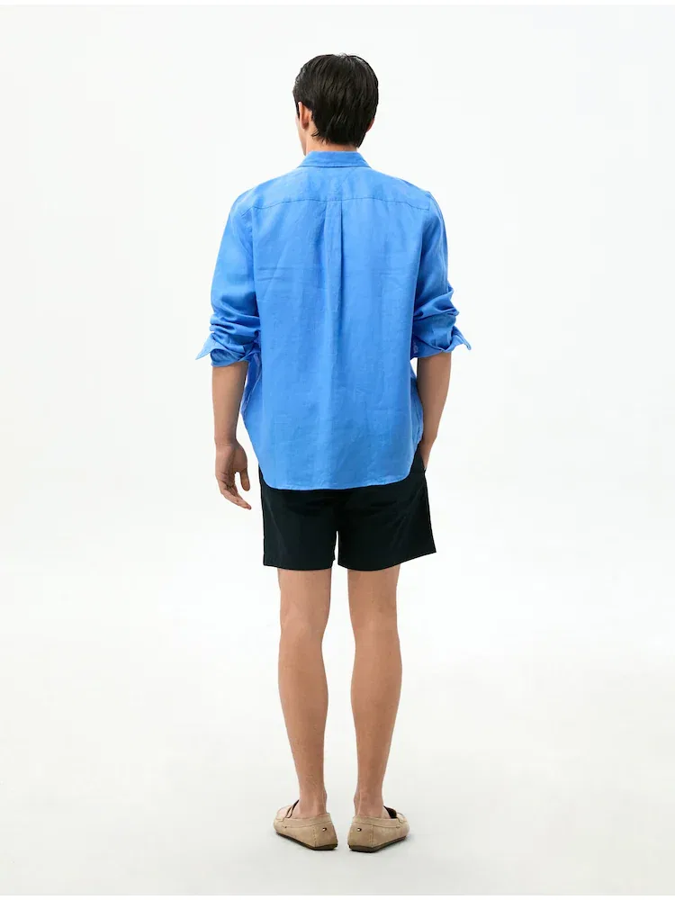 Шорты Dover Fit Poplin TOMMY HILFIGER, Navy — фото 2