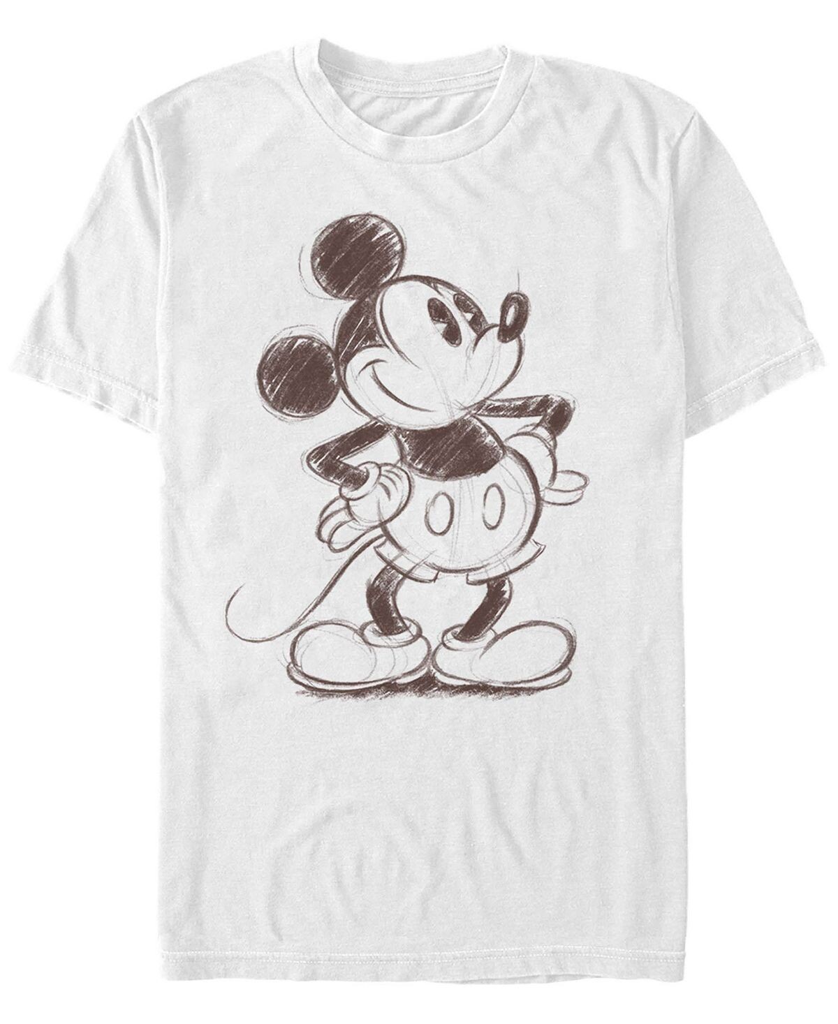 

Мужская футболка с короткими рукавами sketchy mickey Fifth Sun, белый