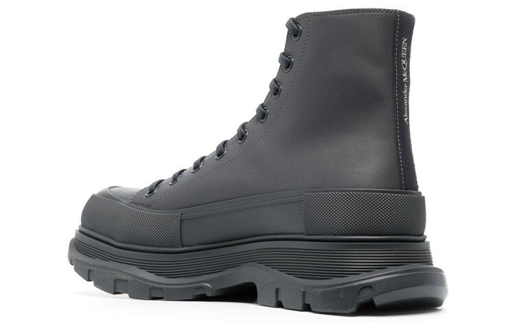 Alexander McQueen Tread Slick Boots Grey — фото 4