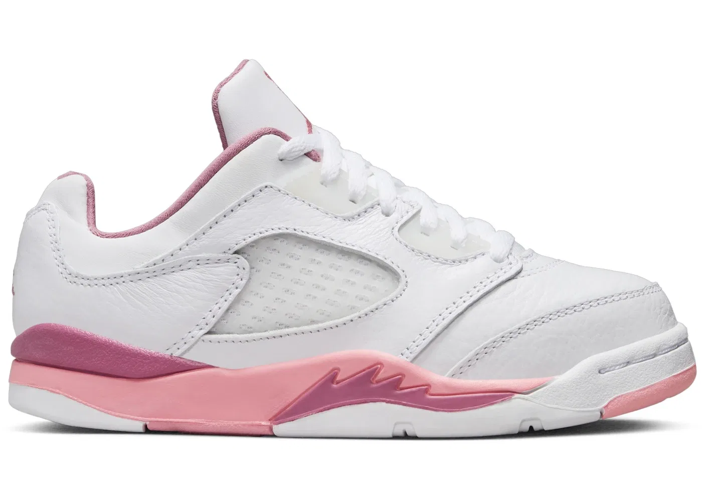 Детские кроссовки Lifestyle Jordan 5 Retro Low Jordan, White Desert Berry Black Coral Chalk