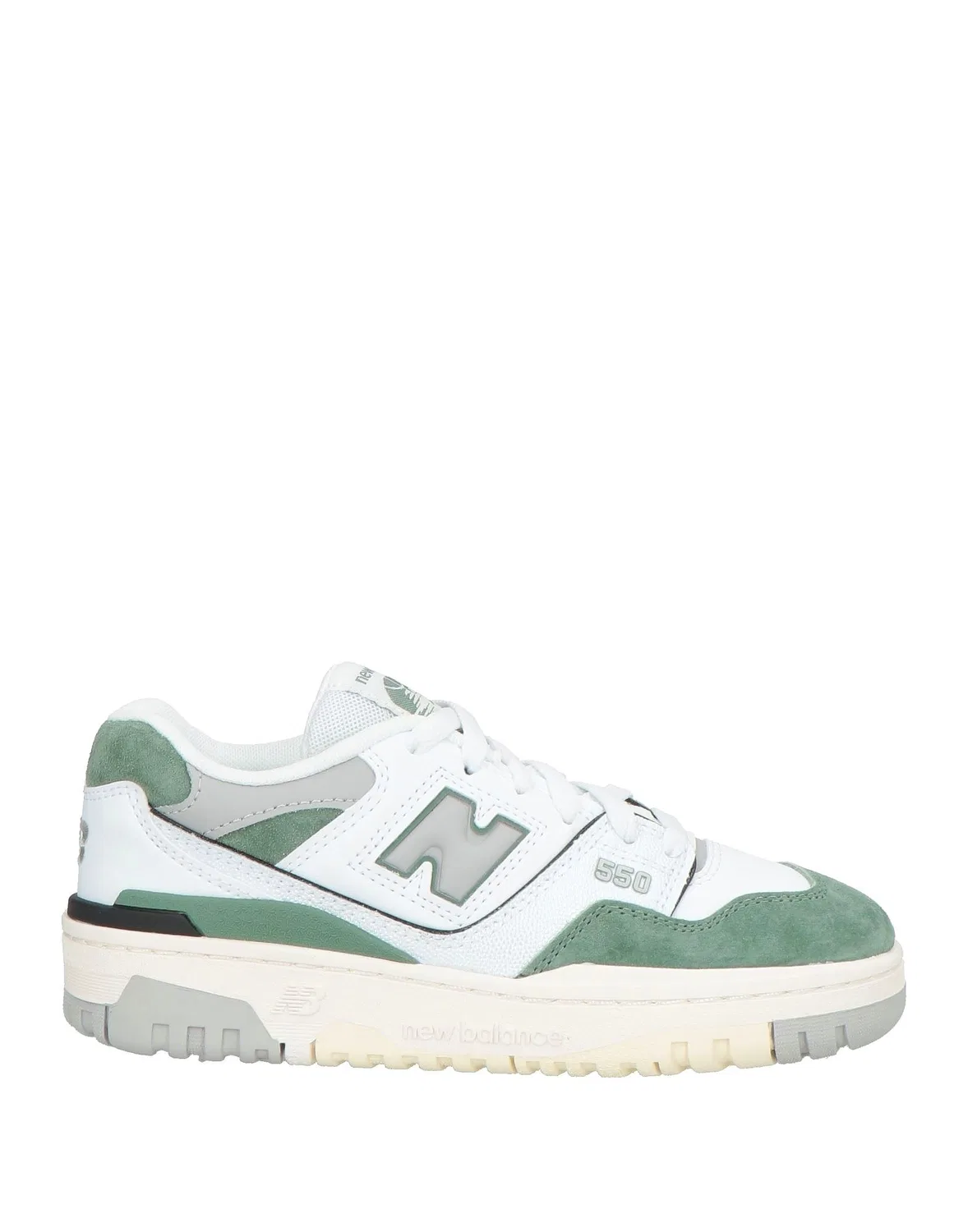 Детские кроссовки для мальчиков кожаные B550 New Balance, белый