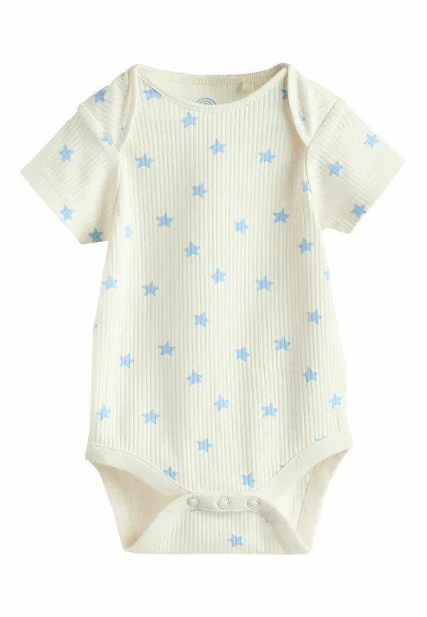Комплект из 5 боди с коротким рукавом Regular fit, Next, Green, синий/зеленый — фото 2