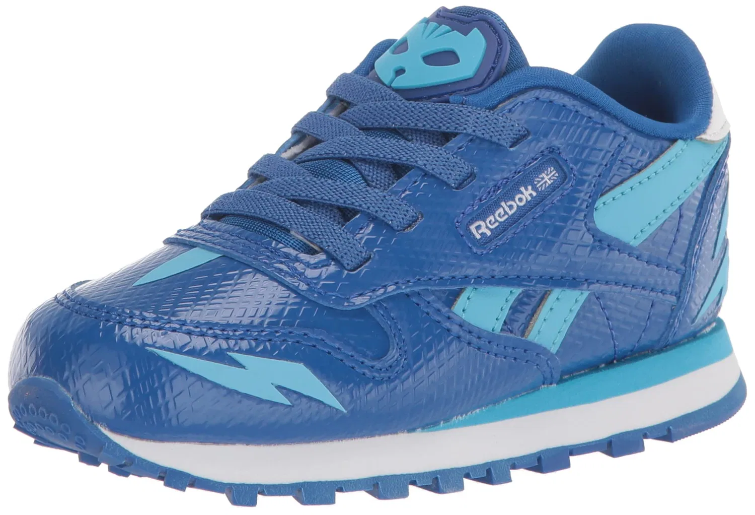 Детские кроссовки для мальчиков с мягкой кожей Classic Leather Reebok, Pj Masks Catboy Blue