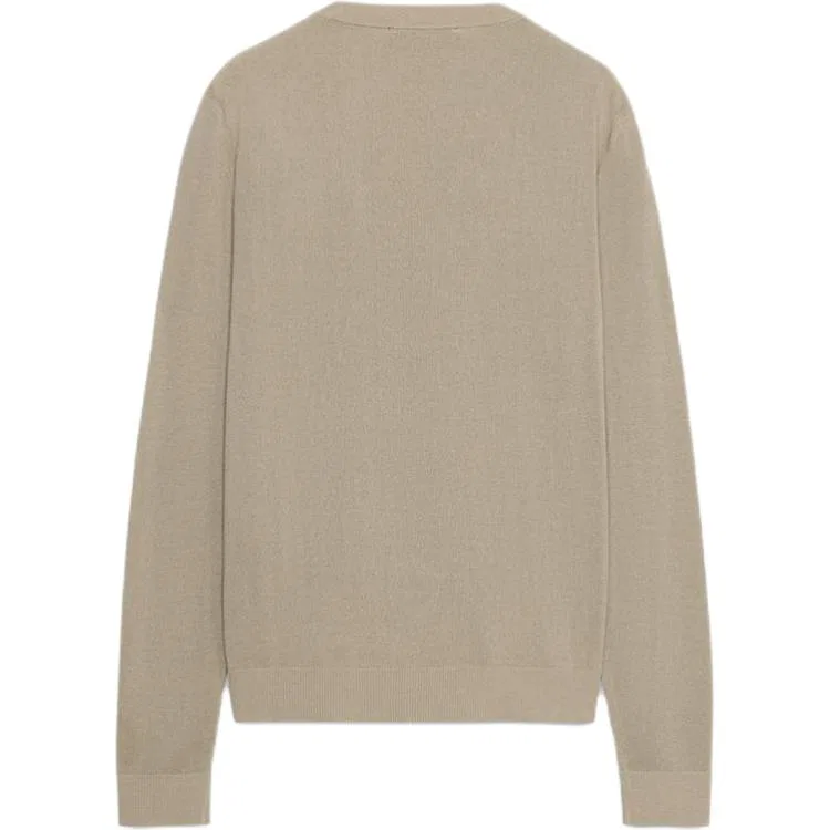 Женский свитер с круглым вырезом Lime Gray ZARA, Lime Gray — фото 3
