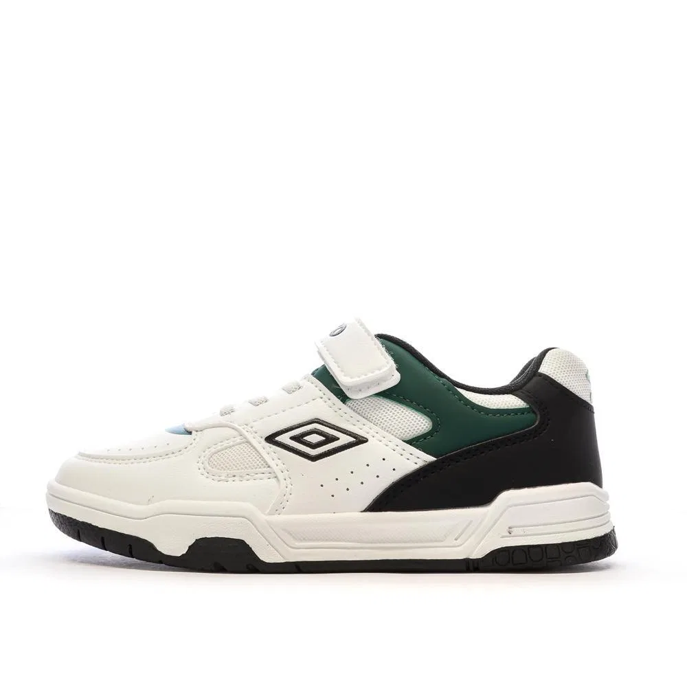 Детские кроссовки Umbro Travys, Цвет Weiss Schwarz Grun