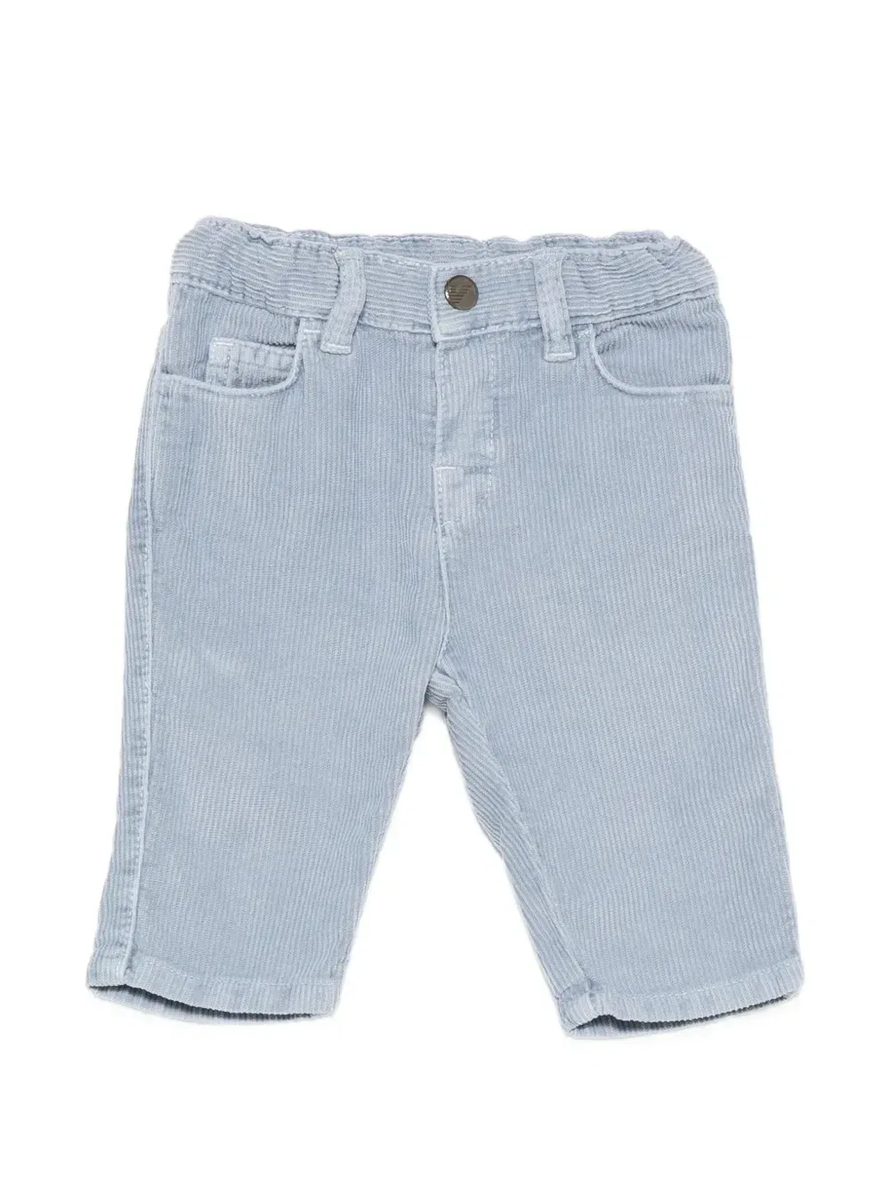 Брюки с эффектом вельвета Emporio Armani Kids, синий