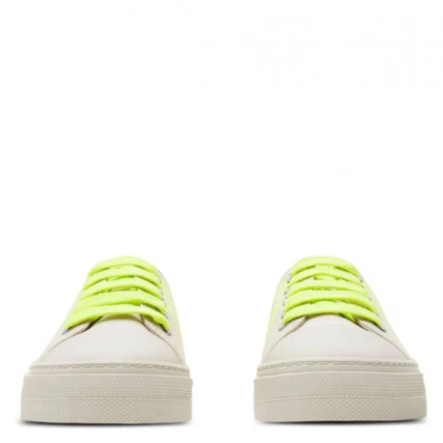 Кеды с принтом Kids Jack Check Burberry, Vivid Lime Ip Chk — фото 3
