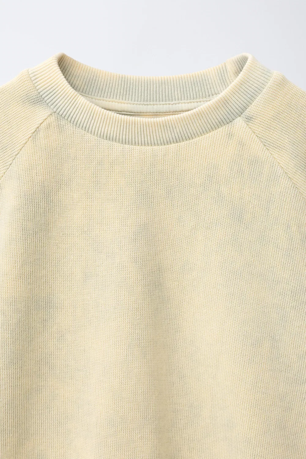 Футболка, окрашенная методом гальванического окрашивания ZARA, Ecru — фото 3