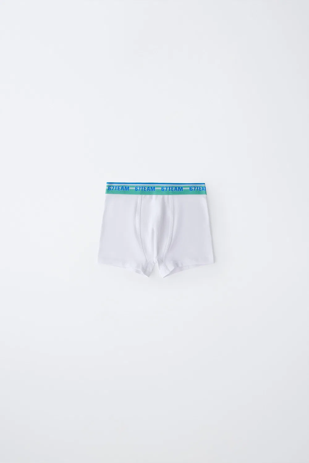 Для детей 6-14 лет / Набор из трех боксеров с лозунгами ZARA, White — фото 3