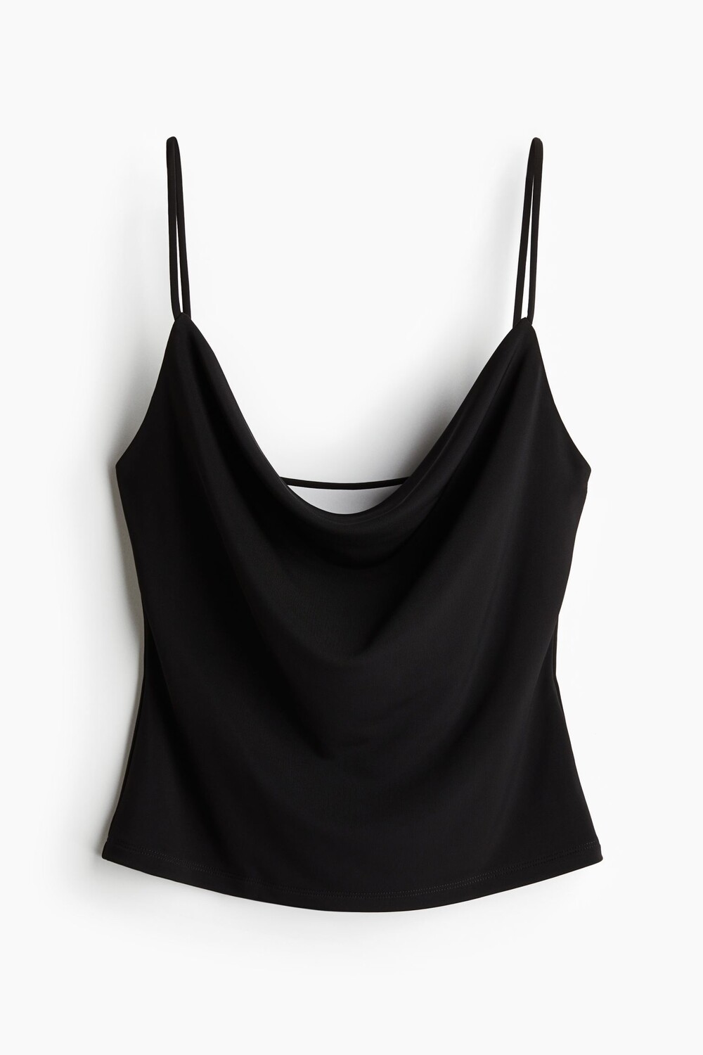 

Топ H&M Cowl-neck Camisole, черный