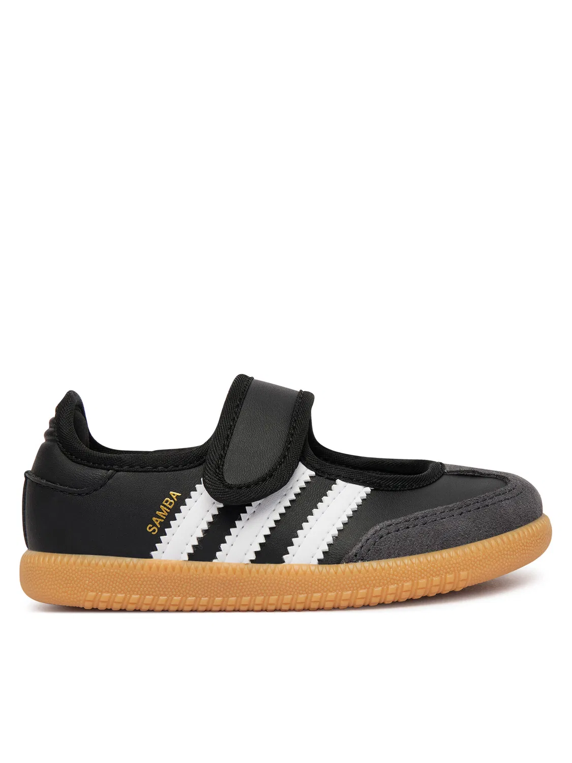 Балетки для девочки Samba Jane Adidas, черный