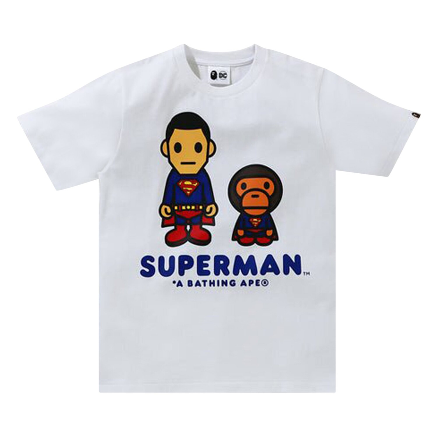 

Футболка BAPE x DC Baby Milo Superman, цвет Белый