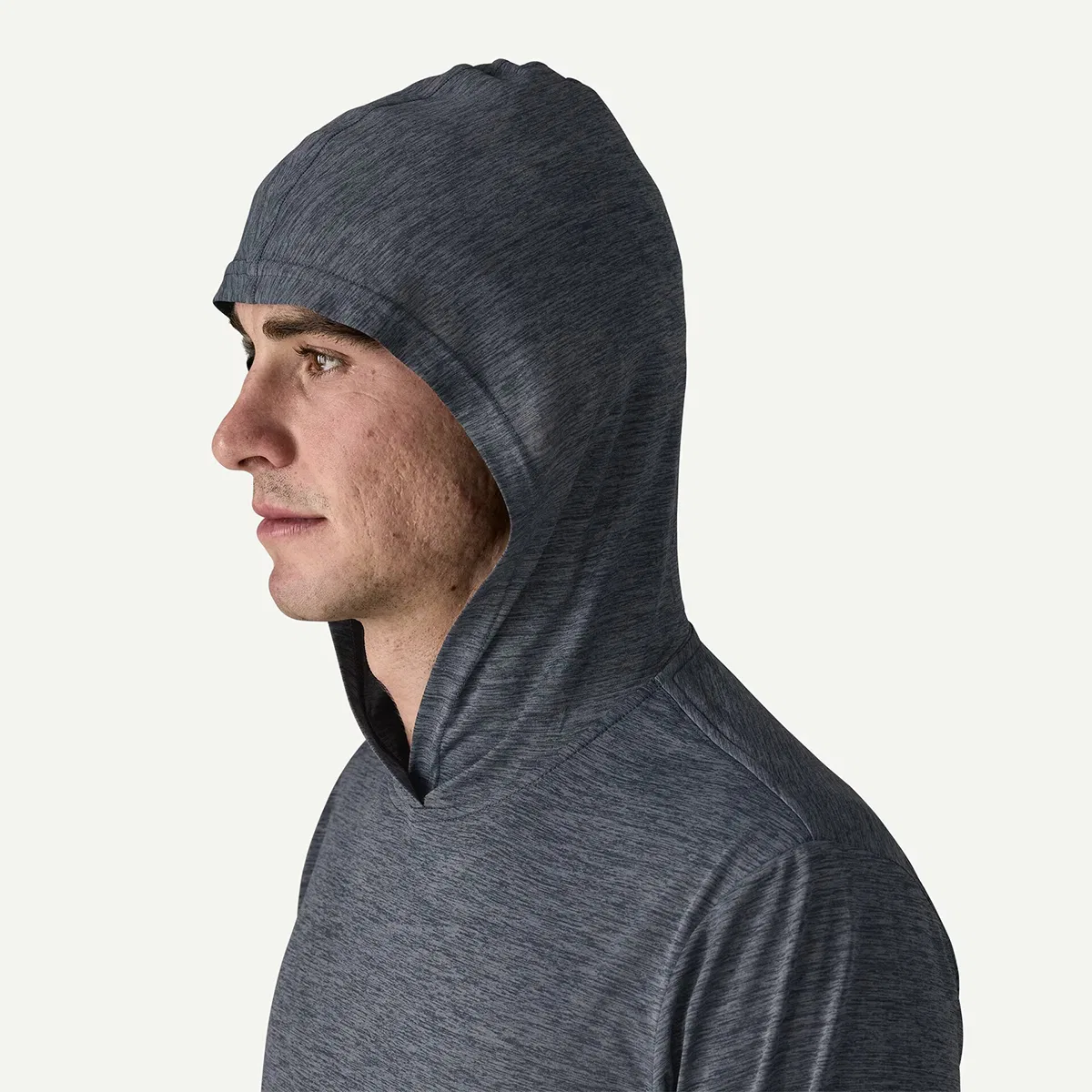 Мужская худи с длинным рукавом Capilene Cool Daily Hoodie Patagonia, Smolder Blue/Light Smolder Blue X-Dye — фото 3