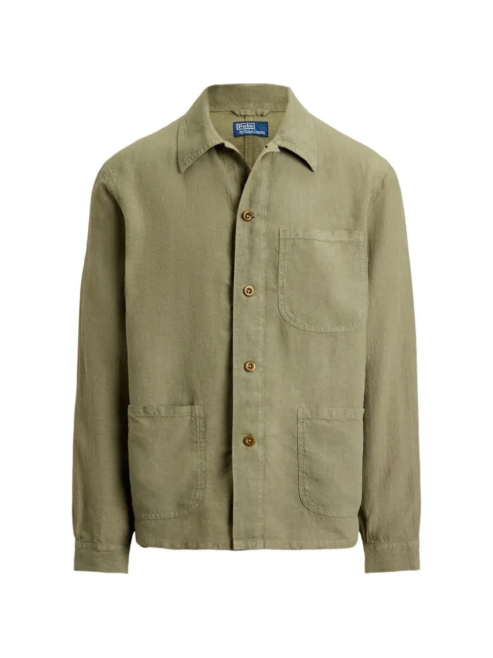 Льняная рабочая куртка Polo Ralph Lauren, зеленый