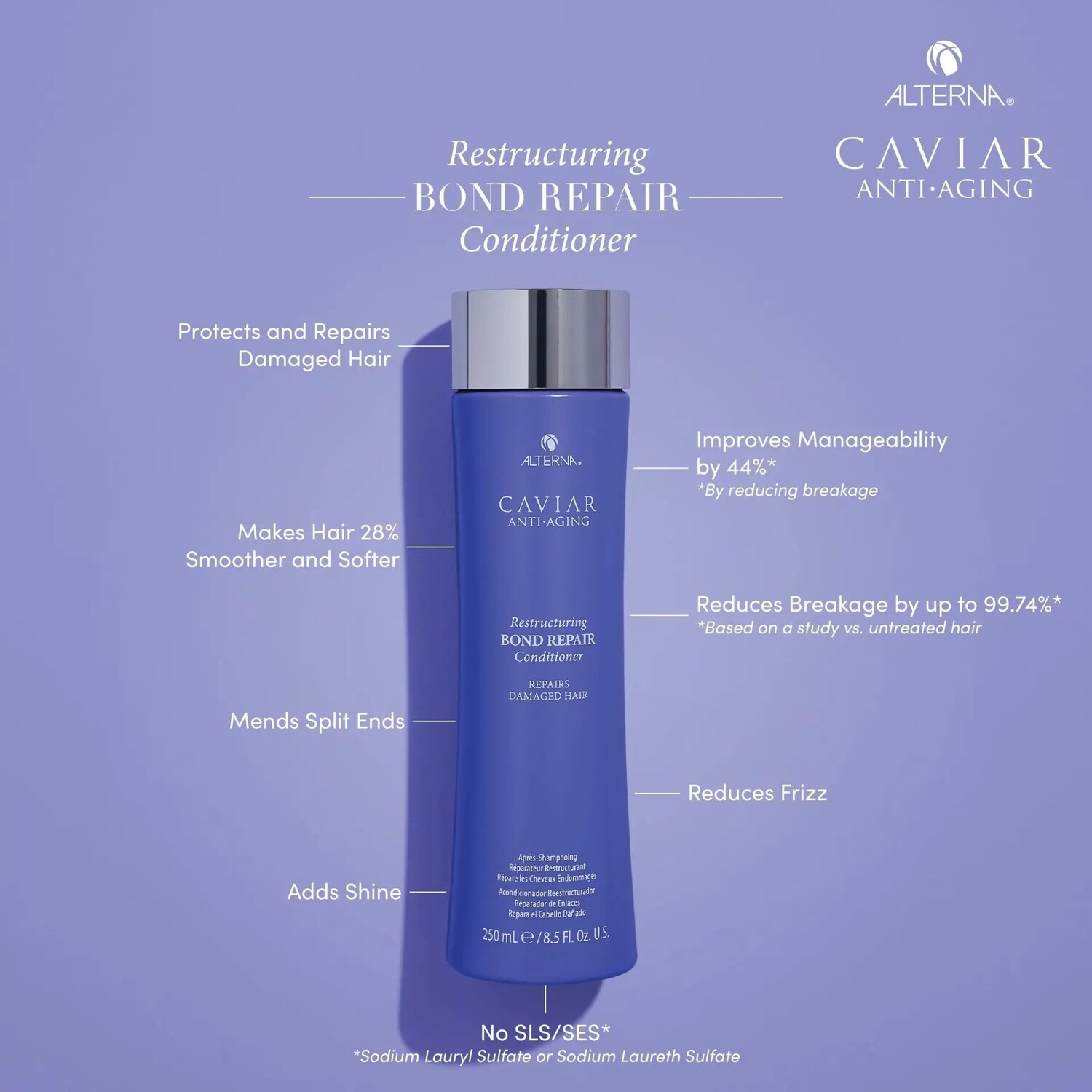 Восстанавливающий кондиционер Alterna Caviar Anti-Aging Restructuring Bond, 1000мл — фото 3
