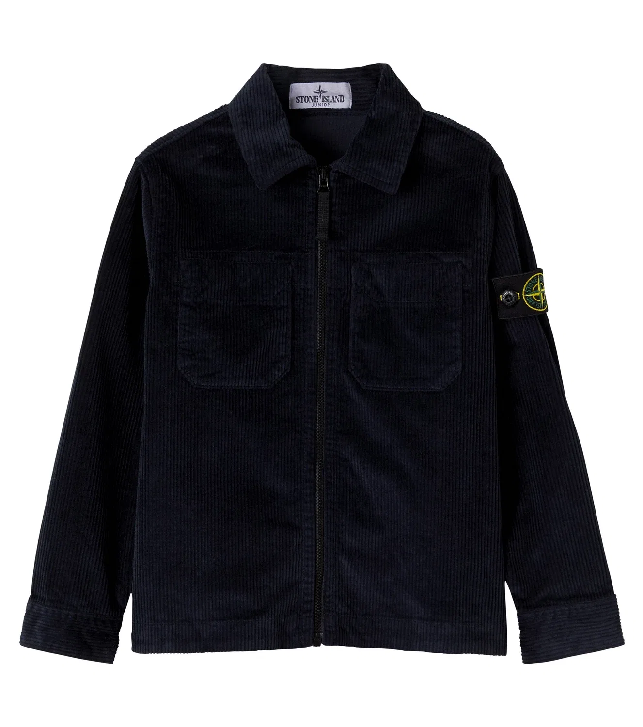 Куртка из вельвета Stone Island Junior, синий