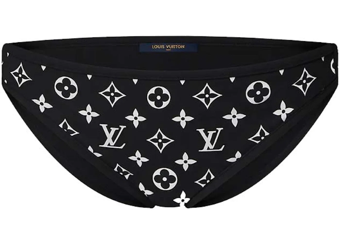 Женские плавки бикини с низкой посадкой LV Night Louis Vuitton, Black
