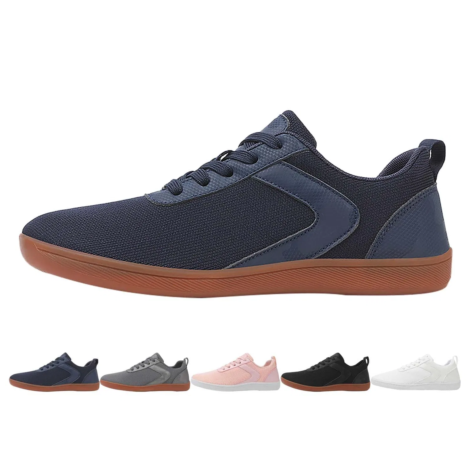 Детские минималистичные кроссовки для бега без каблука Unisex Wide Barefoot Shoes Minimalist Shoes, 03 Blue — фото 4
