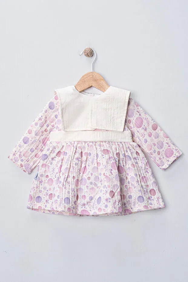 Детское платье для девочек с принтом Planet Printed Muslin Dress Bebedexs Plus, Lilac