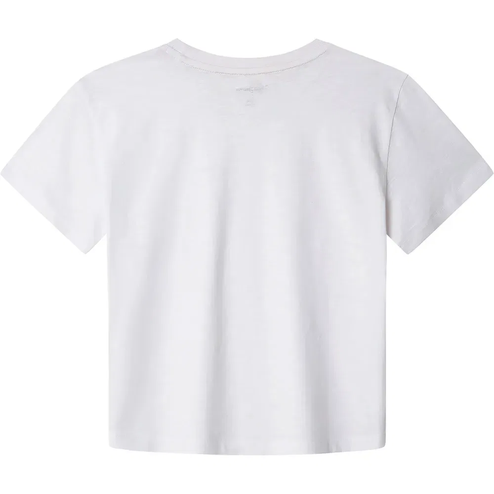 Детская футболка для мальчиков с коротким рукавом Wesley Pepe jeans, White — фото 2