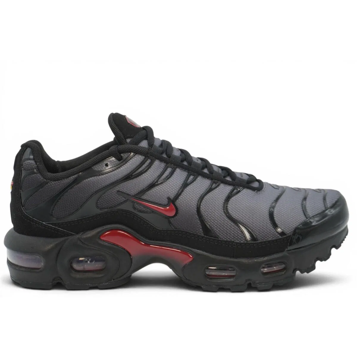 Детские кроссовки с Tuned Air Nike Air Max Plus TN, Schwarz Team Crimson