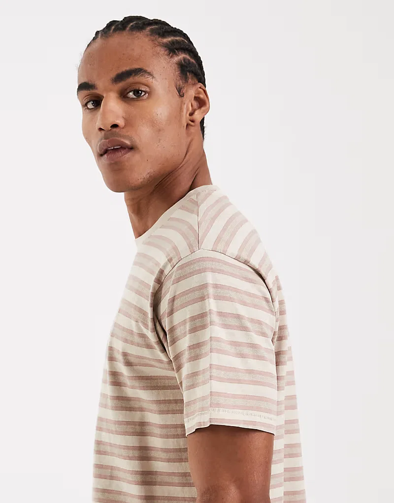 Футболка винтажная Red tab Levi's, каменная полоска — фото 4