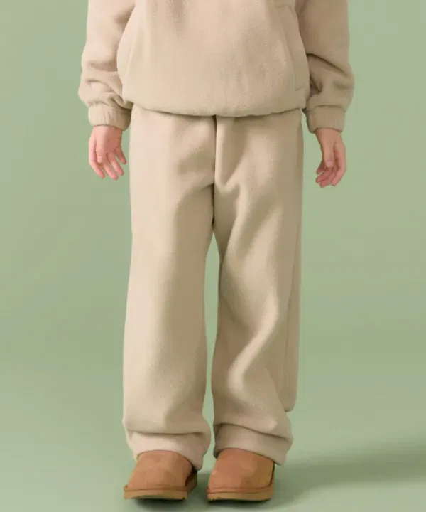 Тренировочные штаны с флисом, регулируемые, Musinsa Standard Kids, бежевый