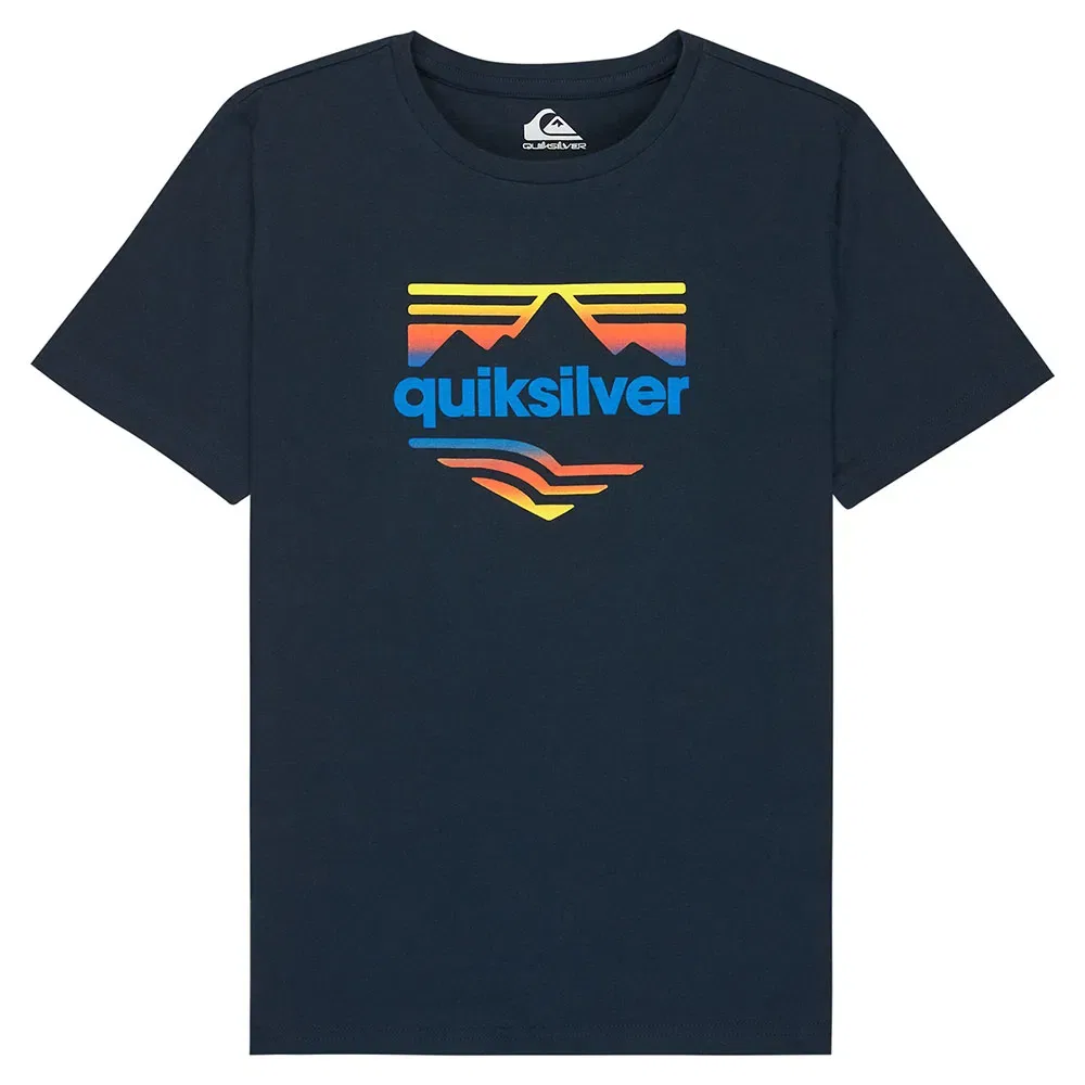 Футболка Horizon Fade с коротким рукавом Quiksilver, синий