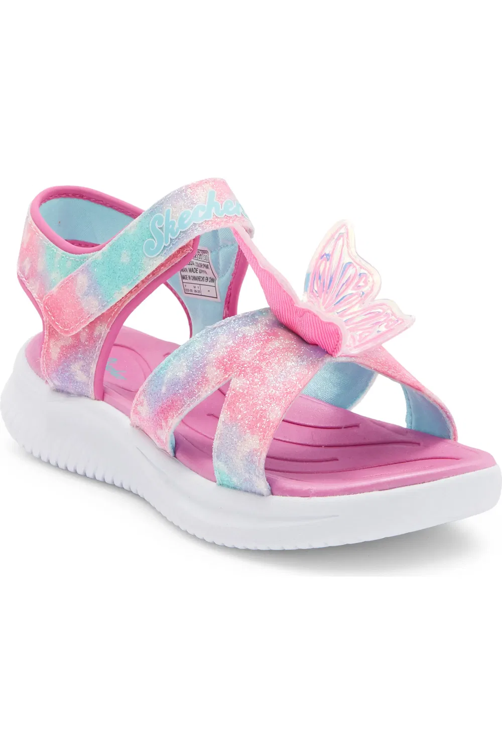 Сандалии детские с переливами Jumpsters SKECHERS, розовый