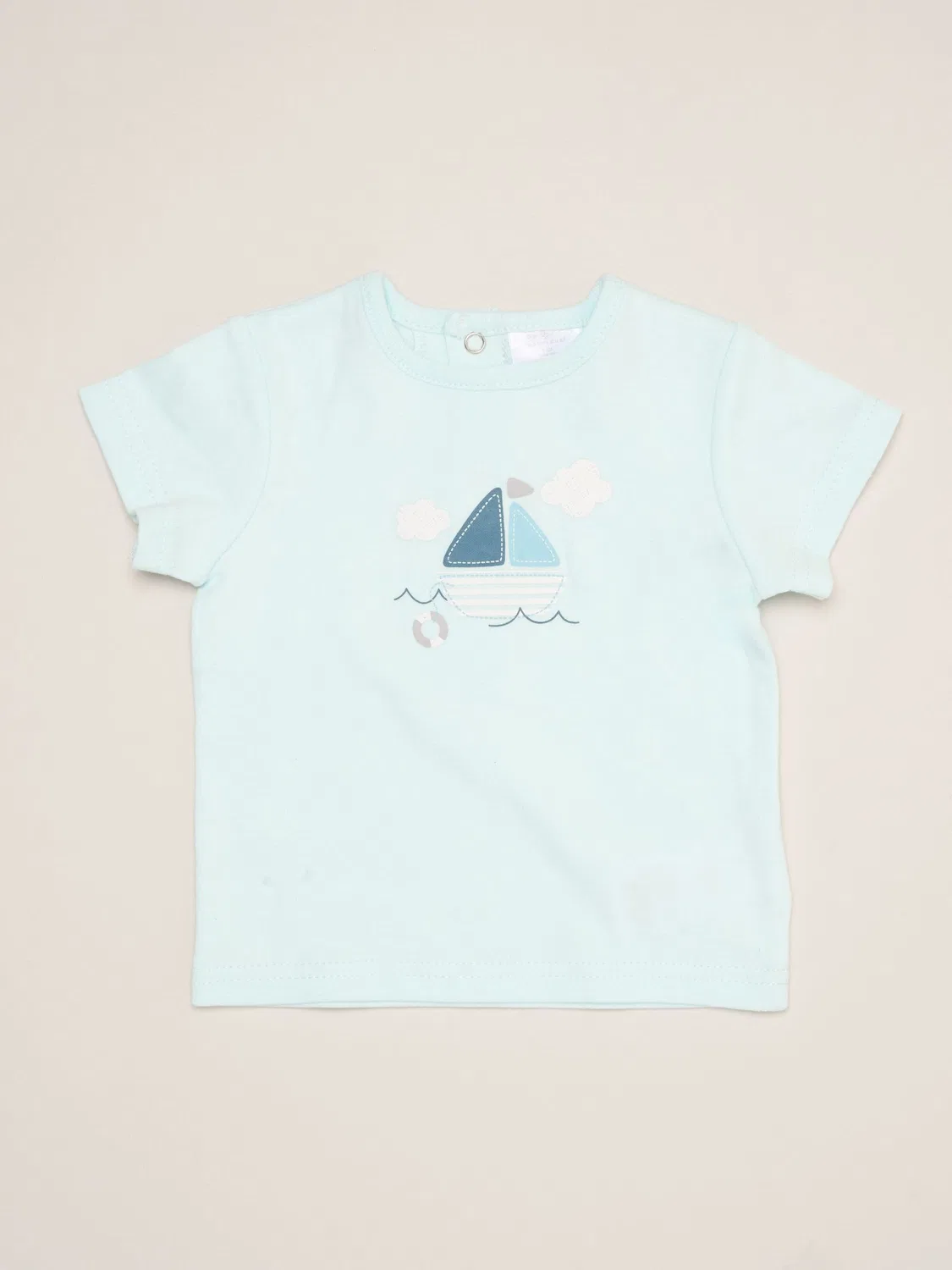 Комплект одежды для новорожденных с принтом лодки Rock-A-Bye Baby Boutique, синий — фото 3