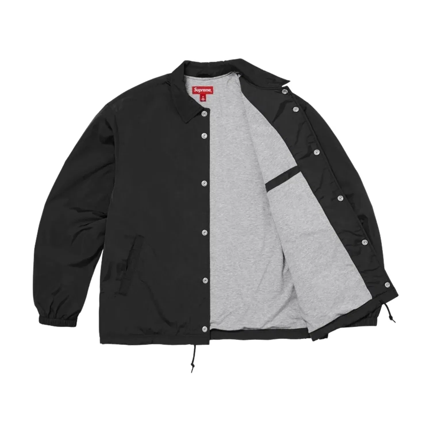 Мужская куртка FW26 Coaches Jacket 'Black' Supreme, черный — фото 2