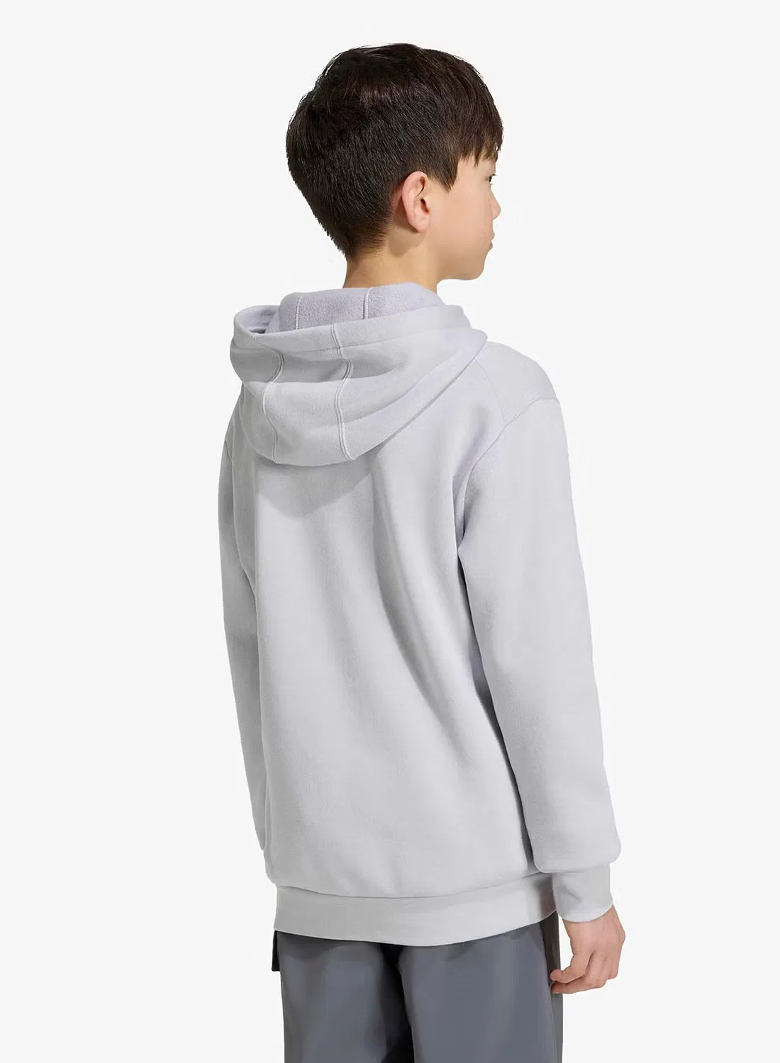 Худи с принтом Minecraft Terrex Adidas, светло-серый — фото 4